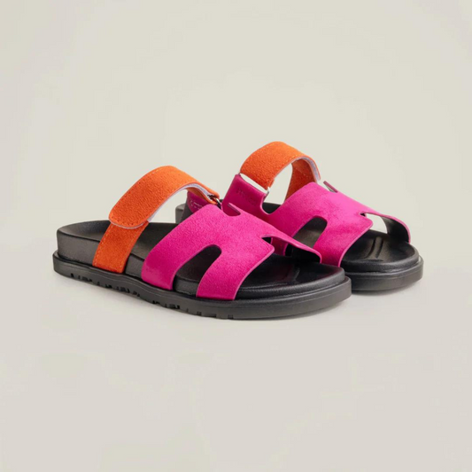Roman Sandals – Orange / Rosa