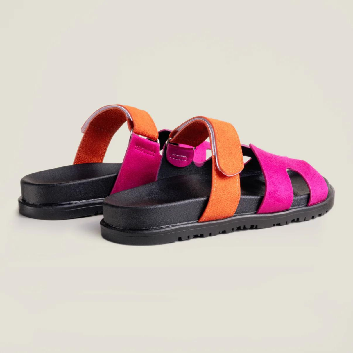 Roman Sandals – Orange / Rosa