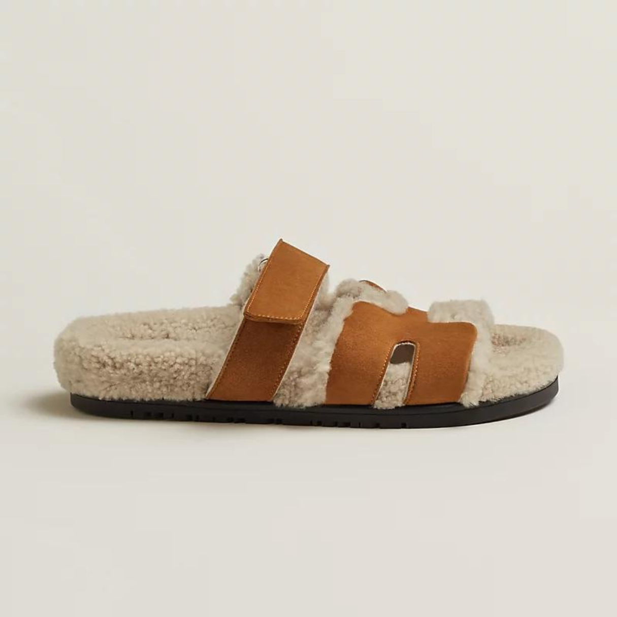 Roman Sandals – Almond Brown & Cloud White (Limited Edition)