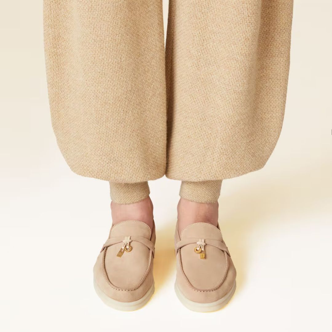 Milano Loafers - White Sand