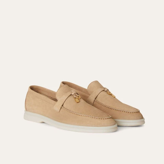 Milano Loafers - White Sand