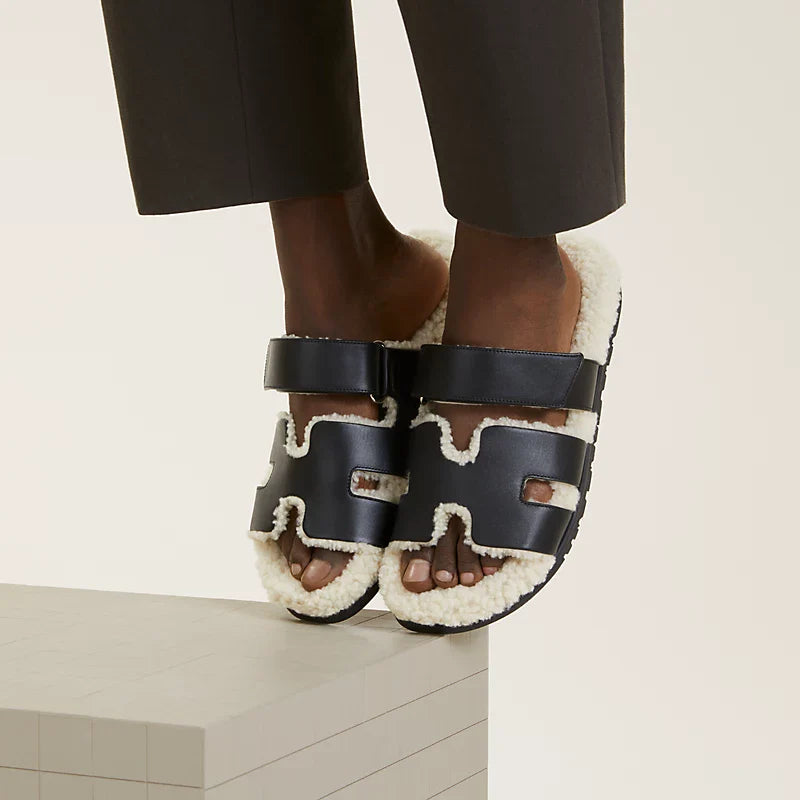 Roman Sandals – Black & Cloud White (Limited Edition)